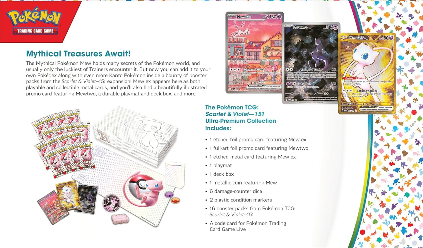 Pokémon Trading Card Game Scarlet & Violet151 Ultra Premium Collection